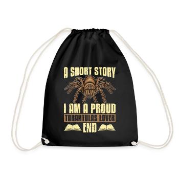 Tarantulas Lover A Short Story Tarantula Breeder - Turnbeutel - Schwarz - Vorne