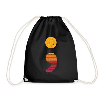 Debugging Programmer Funny Code Vintage Debug - Drawstring Bag - black - Front