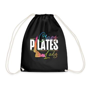 Pilates Instructor Teacher - Turnbeutel - Schwarz - Vorne