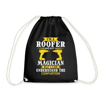 Not a magician, but a master of his craft! - Drawstring Bag - black - Front