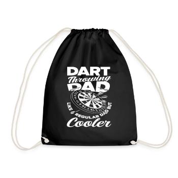 Dart Papa - Turnbeutel - Schwarz - Vorne