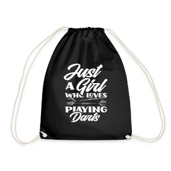 Dart Girl Femme Sportive - Sac de sport léger - noir - Devant