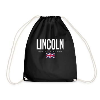 Lincoln Vereinigtes Königreich - Turnbeutel - Schwarz - Vorne