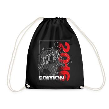 Limited Edition 2016 Limited Edition Fußball - Turnbeutel - Schwarz - Vorne