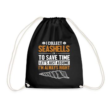Coquillages Supposons que j’aie raison Coquillage Coquillage - Sac de sport léger - noir - Devant
