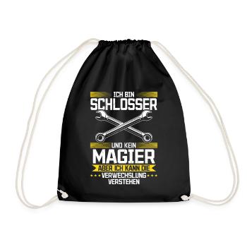 Je suis un serrurier et non un magicien - Sac de sport léger - noir - Devant