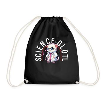 Axolotl Chemise Enfant Science Chemise Axolotl Jeu de mots - Sac de sport léger - noir - Devant