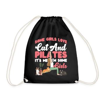 Instructeur de Pilates Professeur Fille - Sac de sport léger - noir - Devant