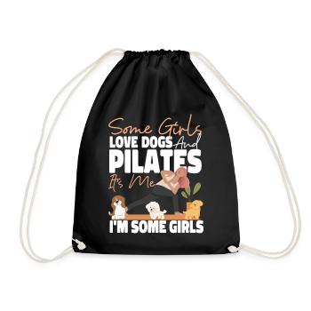Instructeur de Pilates Enseignante Fille - Sac de sport léger - noir - Devant
