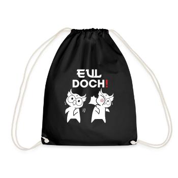 Eul Doch - Turnbeutel - Schwarz - Vorne