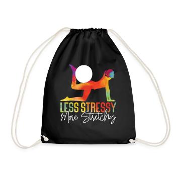 Pilates Instructeur Professeur Jeu de mots - Sac de sport léger - noir - Devant