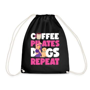 Instructeur de Pilates Professeur Café - Sac de sport léger - noir - Devant