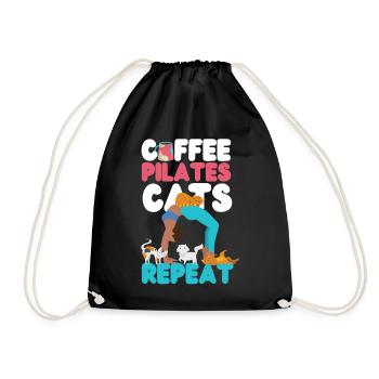 Instructeur de Pilates Professeur Café - Sac de sport léger - noir - Devant