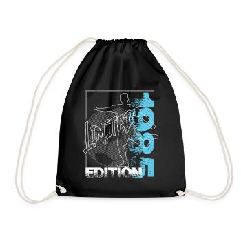 Limited Edition 1985 Limited Edition Football - Drawstring Bag - black - Front