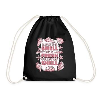 Odeur d’un coquillage fraîchement collecté Coquillage Coquillage - Sac de sport léger - noir - Devant