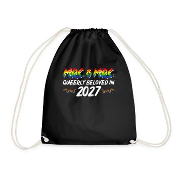 Femme & Femme 2027 Mariage Mariage Gay - Sac de sport léger - noir - Devant