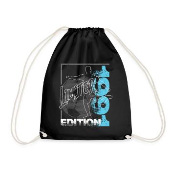 Limited Edition 1991 Limited Edition Football - Drawstring Bag - black - Front