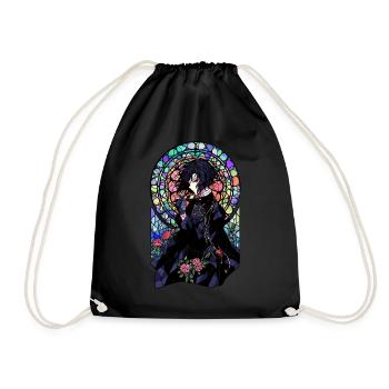 Soft Grunge Shonen Anime Stained Glass Husbando Ot - Turnbeutel - Schwarz - Vorne