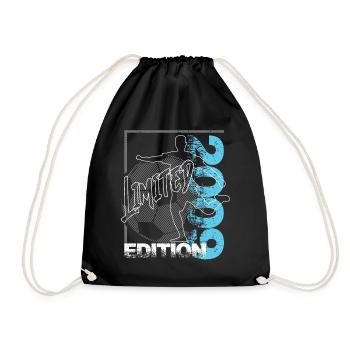 Limited Edition 2009 Limited Edition Football - Drawstring Bag - black - Front