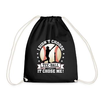 Je n’ai pas choisi le Tee-ball, c’est moi qui m’ai choisi - Teeball Pla - Sac de sport léger - noir - Devant