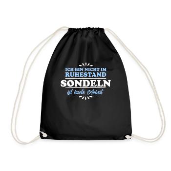 Retire Retiree Retiree Sonde détecteur de métaux - Sac de sport léger - noir - Devant