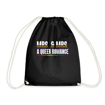 Gay Pride 2026 Wedding Gay Marriage - Drawstring Bag - black - Front