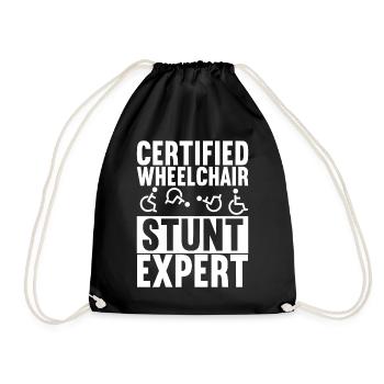 Personnes en fauteuil roulant Fauteuil roulant - Sac de sport léger - noir - Devant