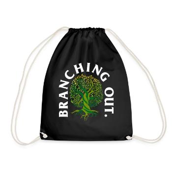 Chemise de croissance, Tip, cadeau pour - Sac de sport léger - noir - Devant