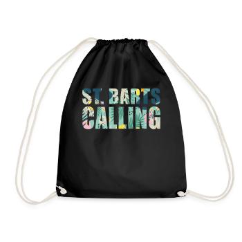 Saint-Barthélemy appelle l’évasion tropicale - Sac de sport léger - noir - Devant