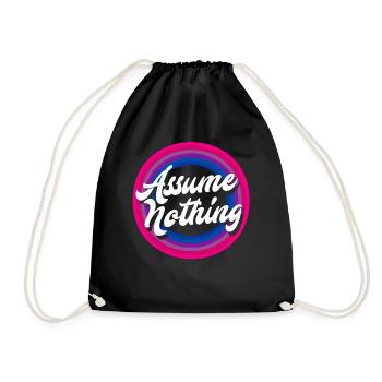 Bisexual Sexuality Acceptance - Drawstring Bag - black - Front
