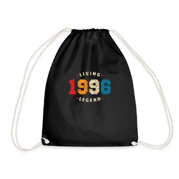 1996 anniversaire rétro légende vivante - Sac de sport léger - noir - Devant