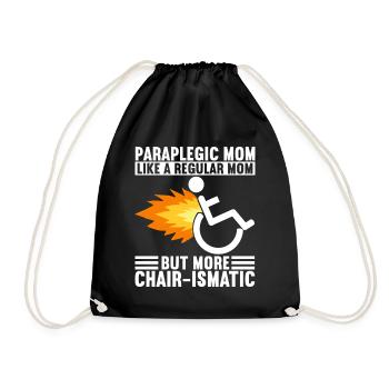 Personnes en fauteuil roulant Fauteuil roulant - Sac de sport léger - noir - Devant
