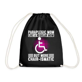 Personnes en fauteuil roulant Fauteuil roulant - Sac de sport léger - noir - Devant