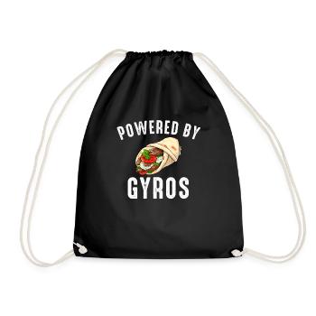 Gyros Squad Cuisine grecque - Sac de sport léger - noir - Devant