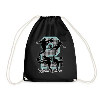 2nd Birthday Football - Drawstring Bag - black - Front