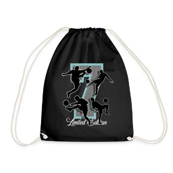Football du 7e anniversaire - Sac de sport léger - noir - Devant