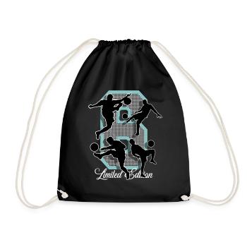 Football du 6e anniversaire - Sac de sport léger - noir - Devant