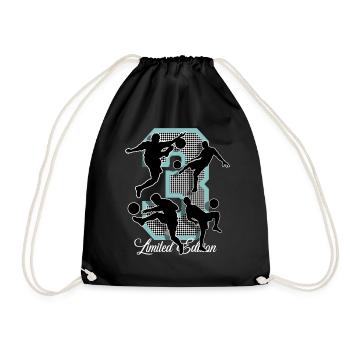 3ème anniversaire Football - Sac de sport léger - noir - Devant