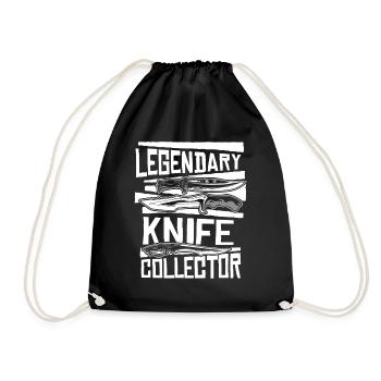 Legendary Butcher Knife Restoration Lover Knife - Drawstring Bag - black - Front