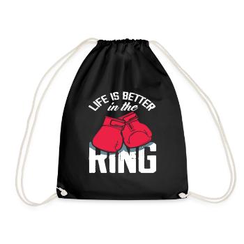 Gants de boxe Boxing Life Ring - Sac de sport léger - noir - Devant