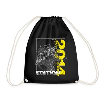 Limited Edition 2014 Limited Edition Fußball - Turnbeutel - Schwarz - Vorne