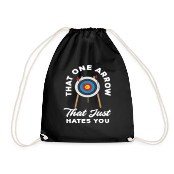 Archer de tir à l’arc - Sac de sport léger - noir - Devant