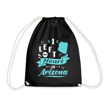 Arizona Souvenir Liebe - Turnbeutel - Schwarz - Vorne
