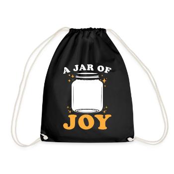 A Jar Of Joy Canning Food Preservation Lover - Drawstring Bag - black - Front