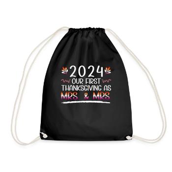 2024 Premier Thanksgiving en tant qu’épouse gay et - Sac de sport léger - noir - Devant