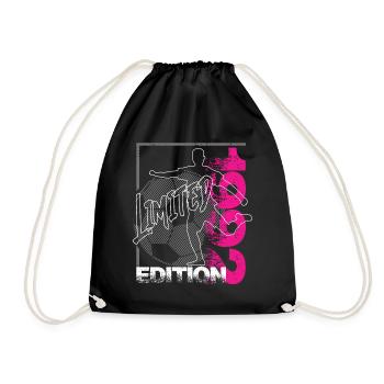 Limited Edition 1992 Limited Edition Football - Drawstring Bag - black - Front