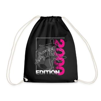 Limited Edition 2000 Limited Edition Football - Drawstring Bag - black - Front