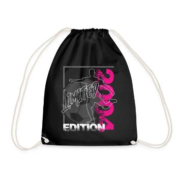 Limited Edition 2004 Limited Edition Football - Drawstring Bag - black - Front