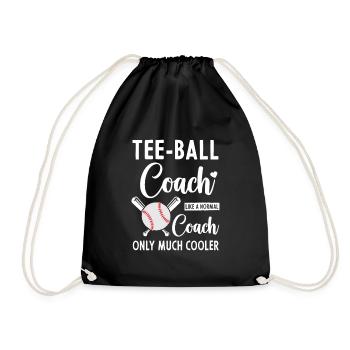 Entraîneur de tee-ball Entraîneur de tee-ball - Sac de sport léger - noir - Devant