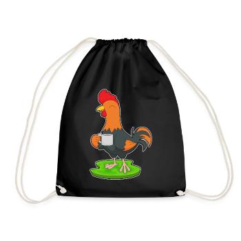 Café Tasse de Coq - Sac de sport léger - noir - Devant